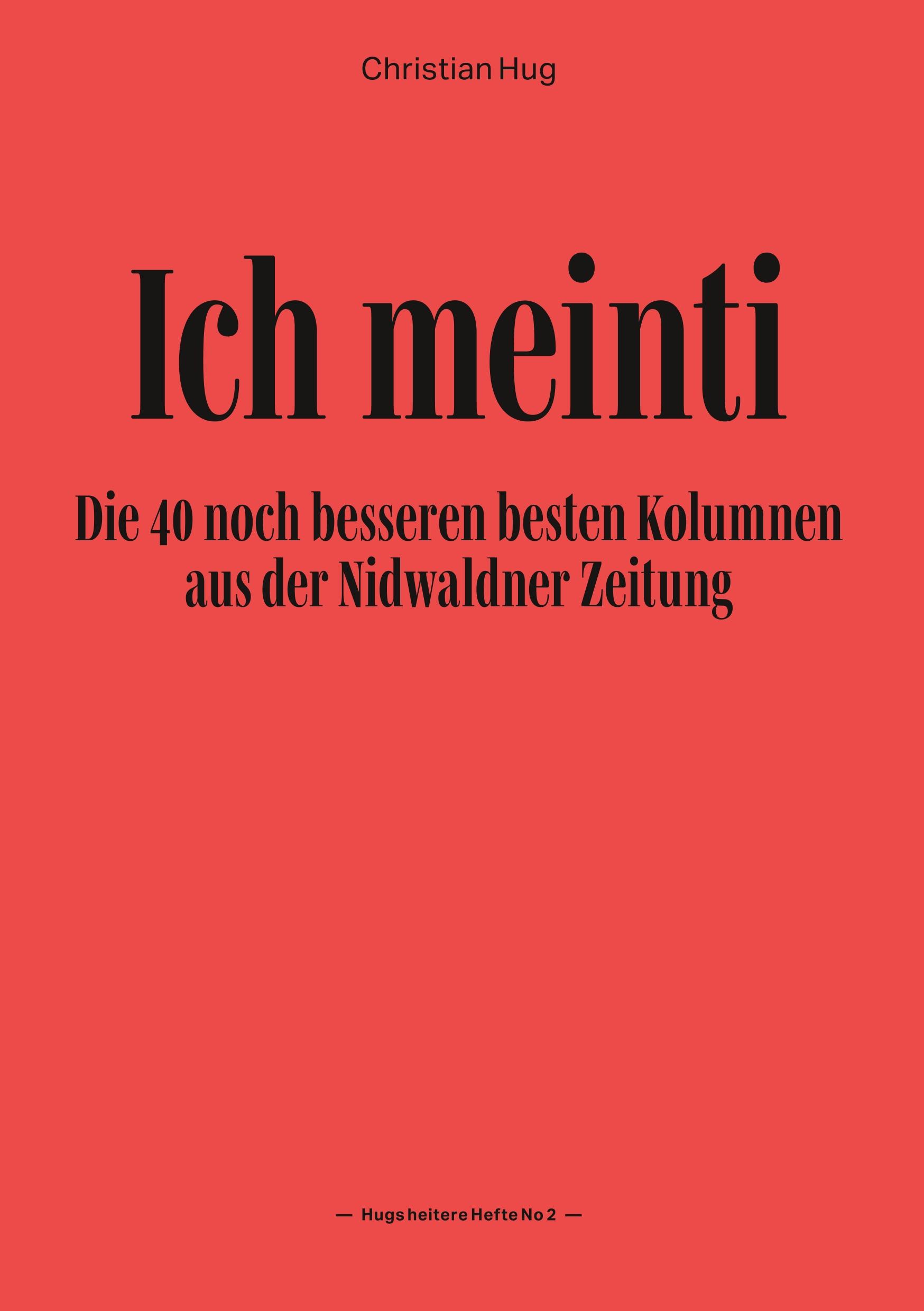 Ich meinti II