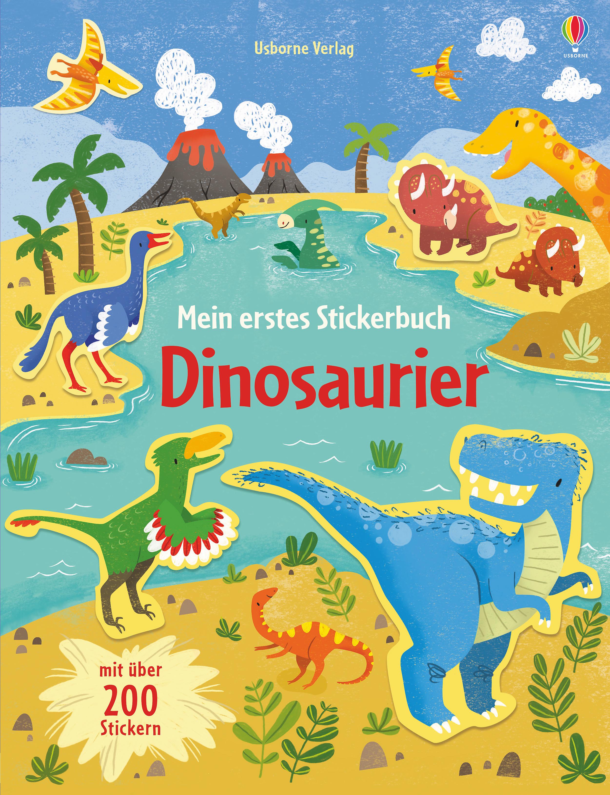 Mein erstes Stickerbuch: Dinosaurier