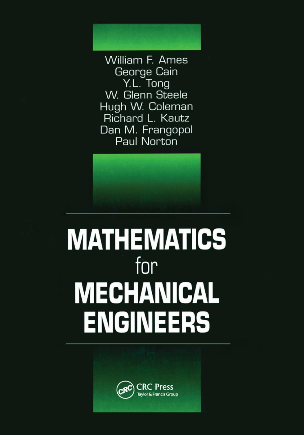 Mathematics for Mechanical Engineers