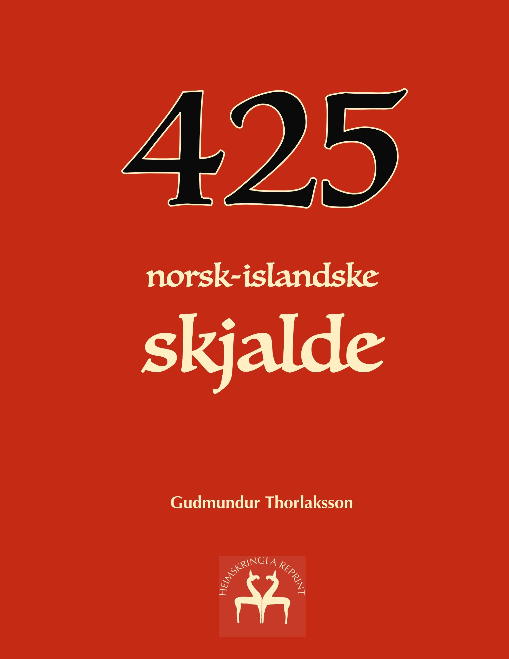 425 norsk-islandske skjalde