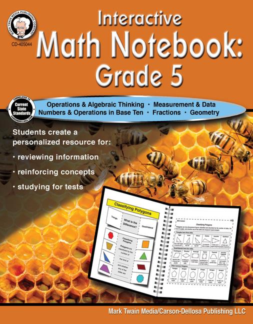 Interactive Math Notebook Resource Book, Grade 5