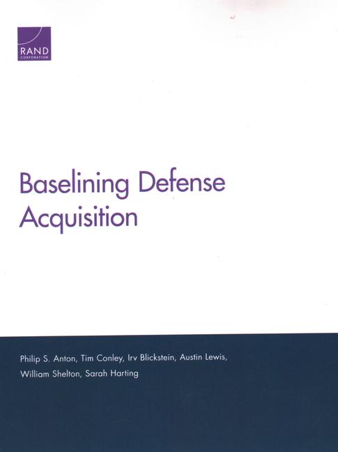 Baselining Defense Acquisition