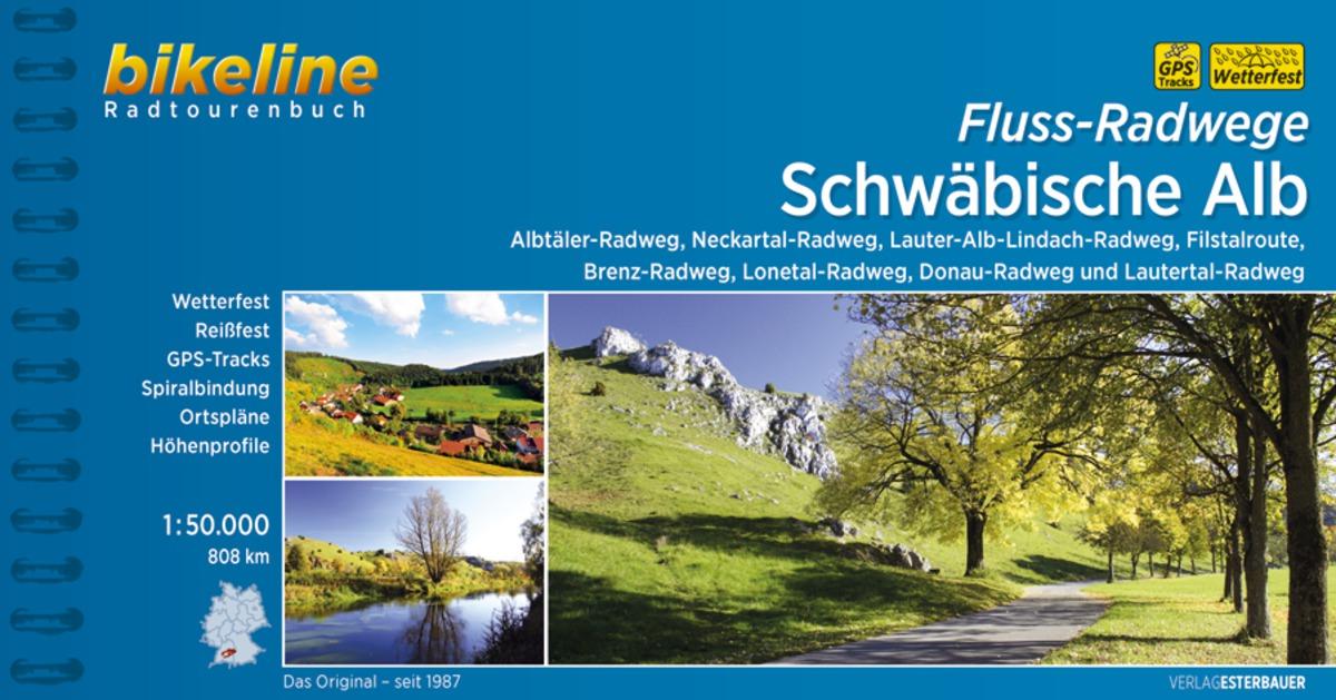 Fluss-Radwege Schwäbische Alb 1 : 50 000