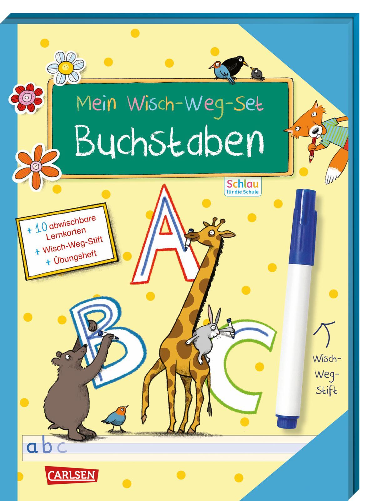 Schlau für die Schule: Mein Wisch-Weg-Set: Buchstaben