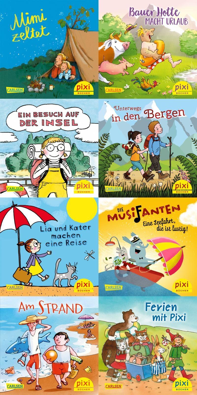 Pixi-8er-Set 268: In die Ferien mit Pixi (8x1 Exemplar)