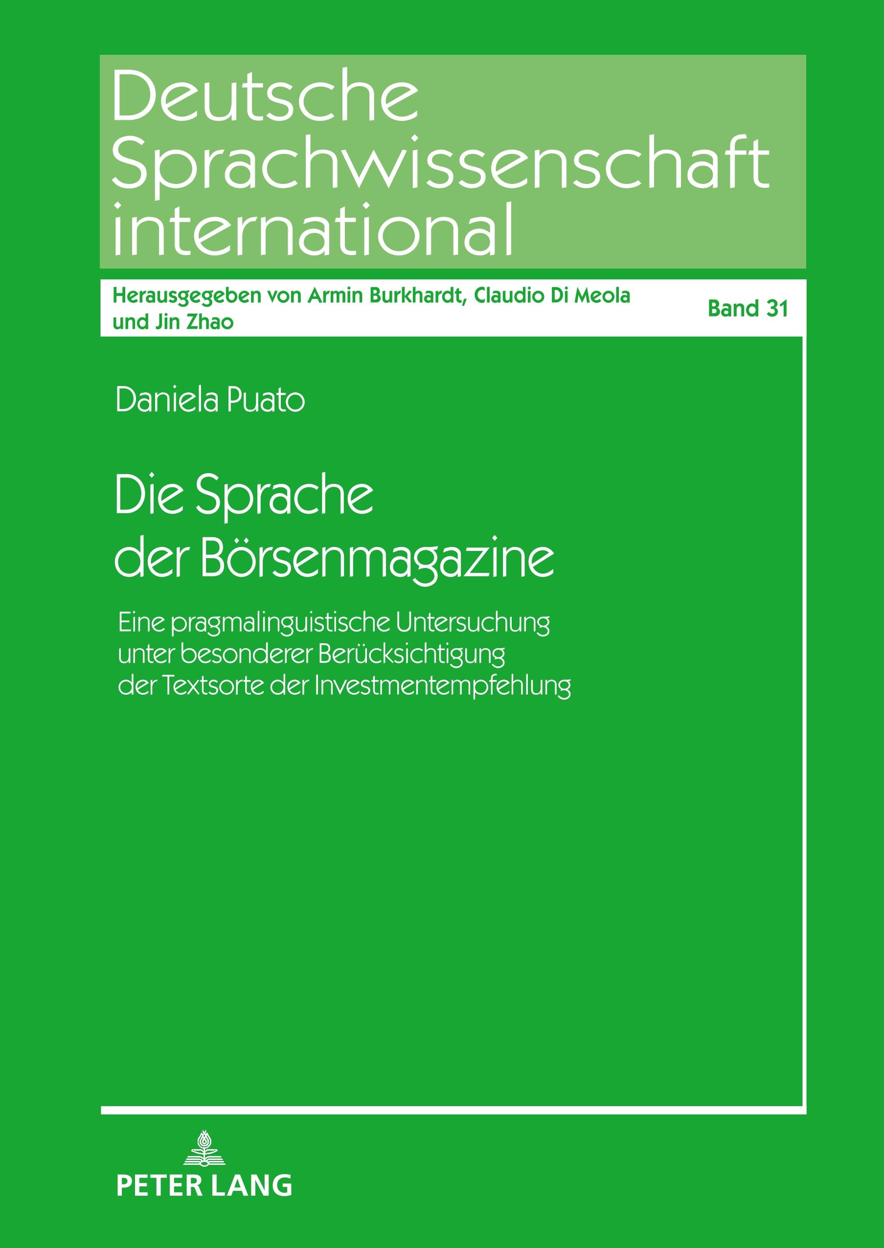 Die Sprache der Börsenmagazine