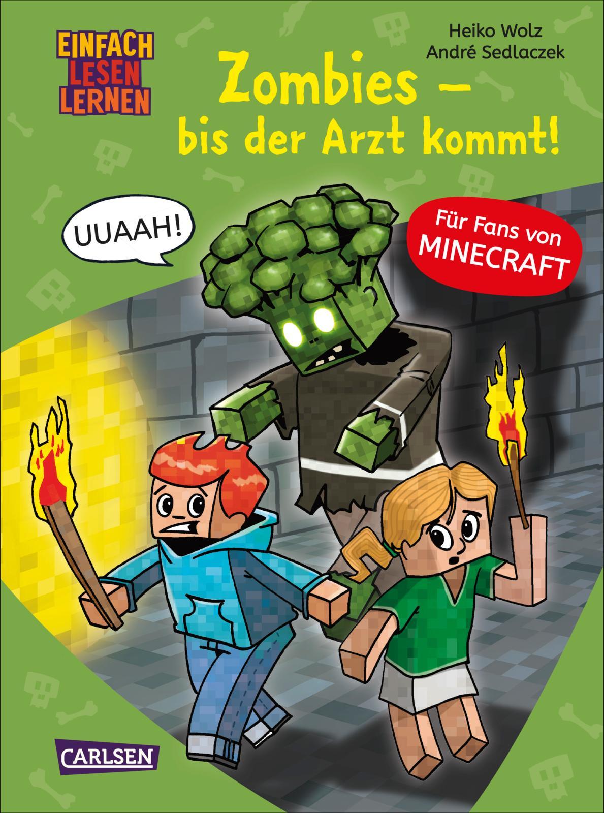 Lesenlernen mit Spaß - Minecraft 1: Zombies - bis der Arzt kommt!