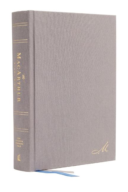 Nasb, MacArthur Study Bible, 2nd Edition, Hardcover, Gray, Comfort Print