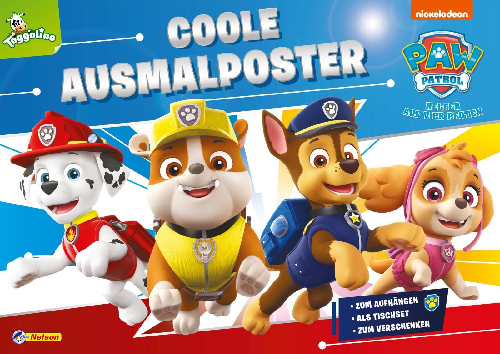 PAW Patrol: Coole Ausmalposter