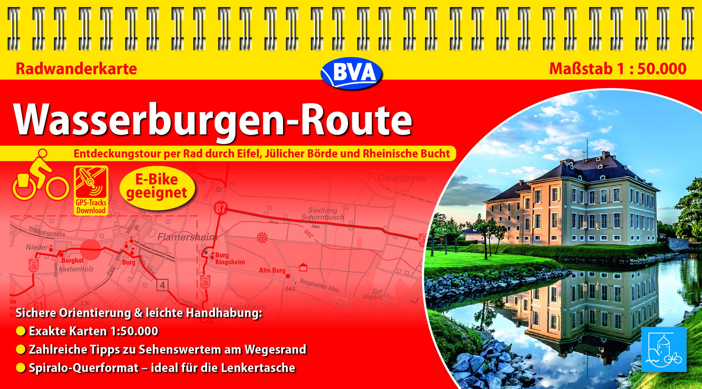 Kompakt-Spiralo BVA Wasserburgenroute, 1:50.000, mit GPS-Track Download