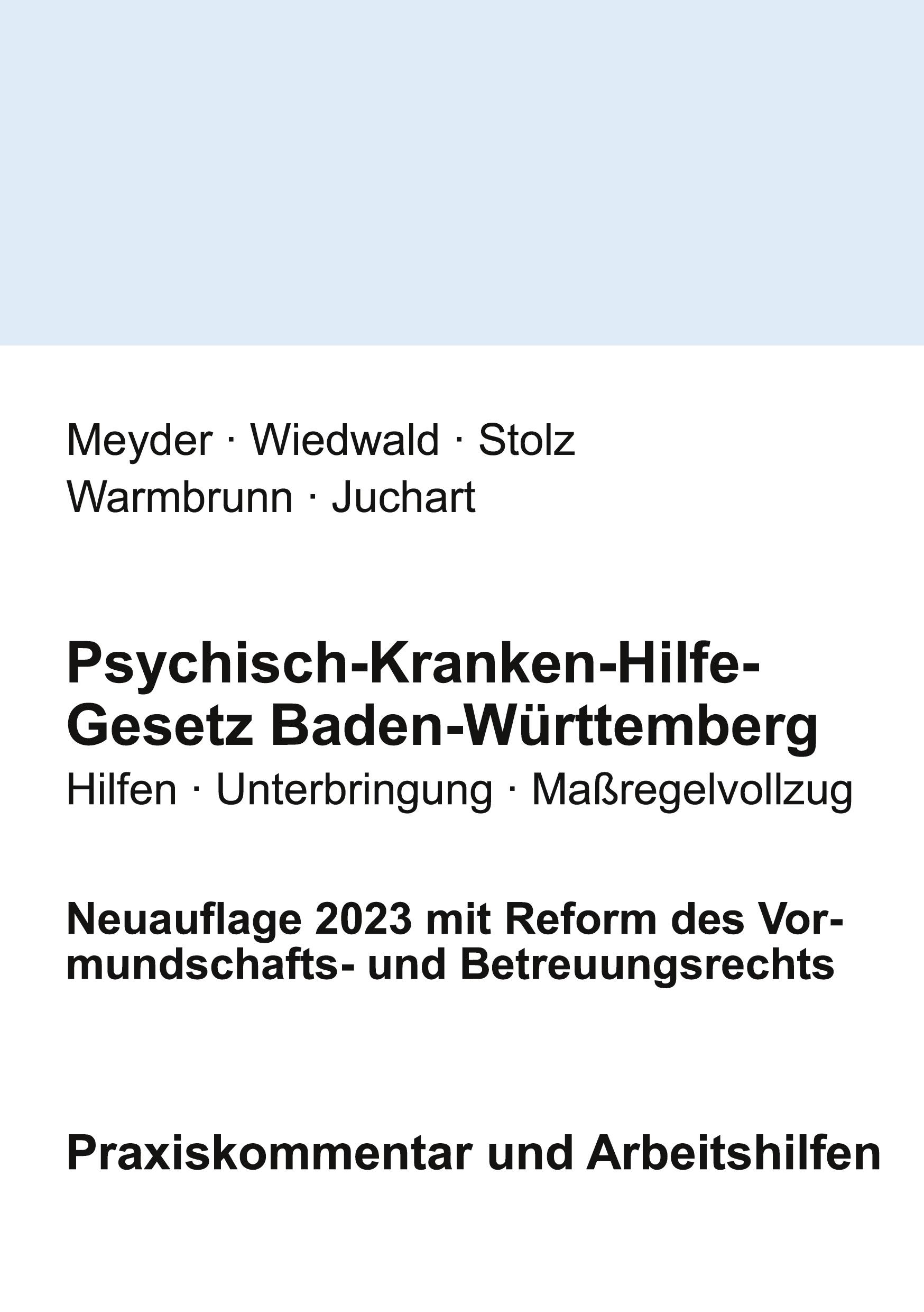 Psychisch-Kranken-Hilfe-Gesetz Baden-Württemberg