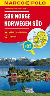 MARCO POLO Regiokarte N Norwegen Süd 1:325 000