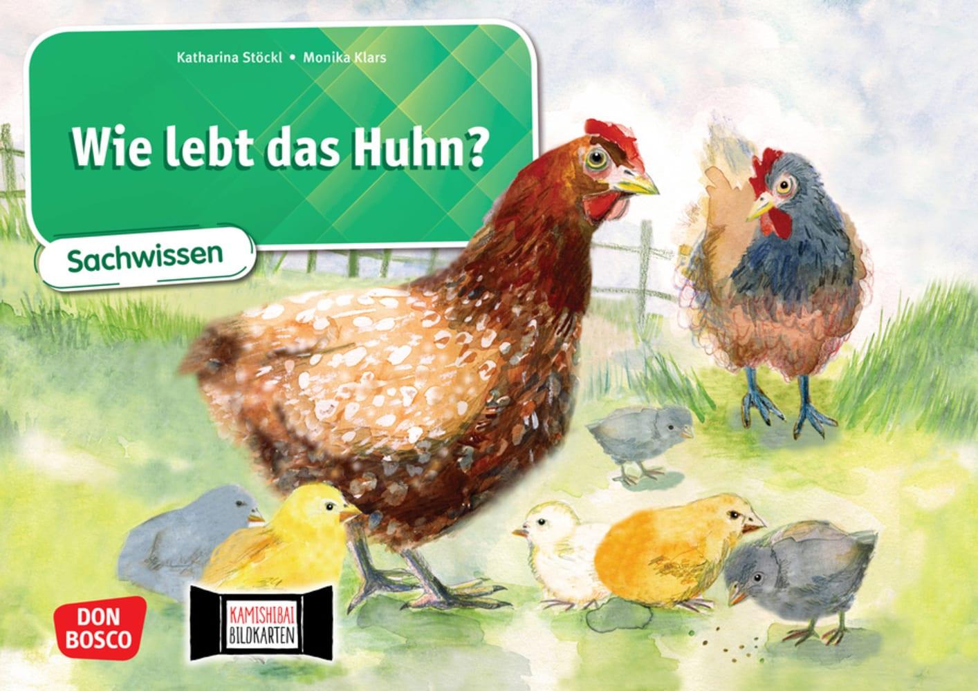 Wie lebt das Huhn? Kamishibai Bildkartenset.