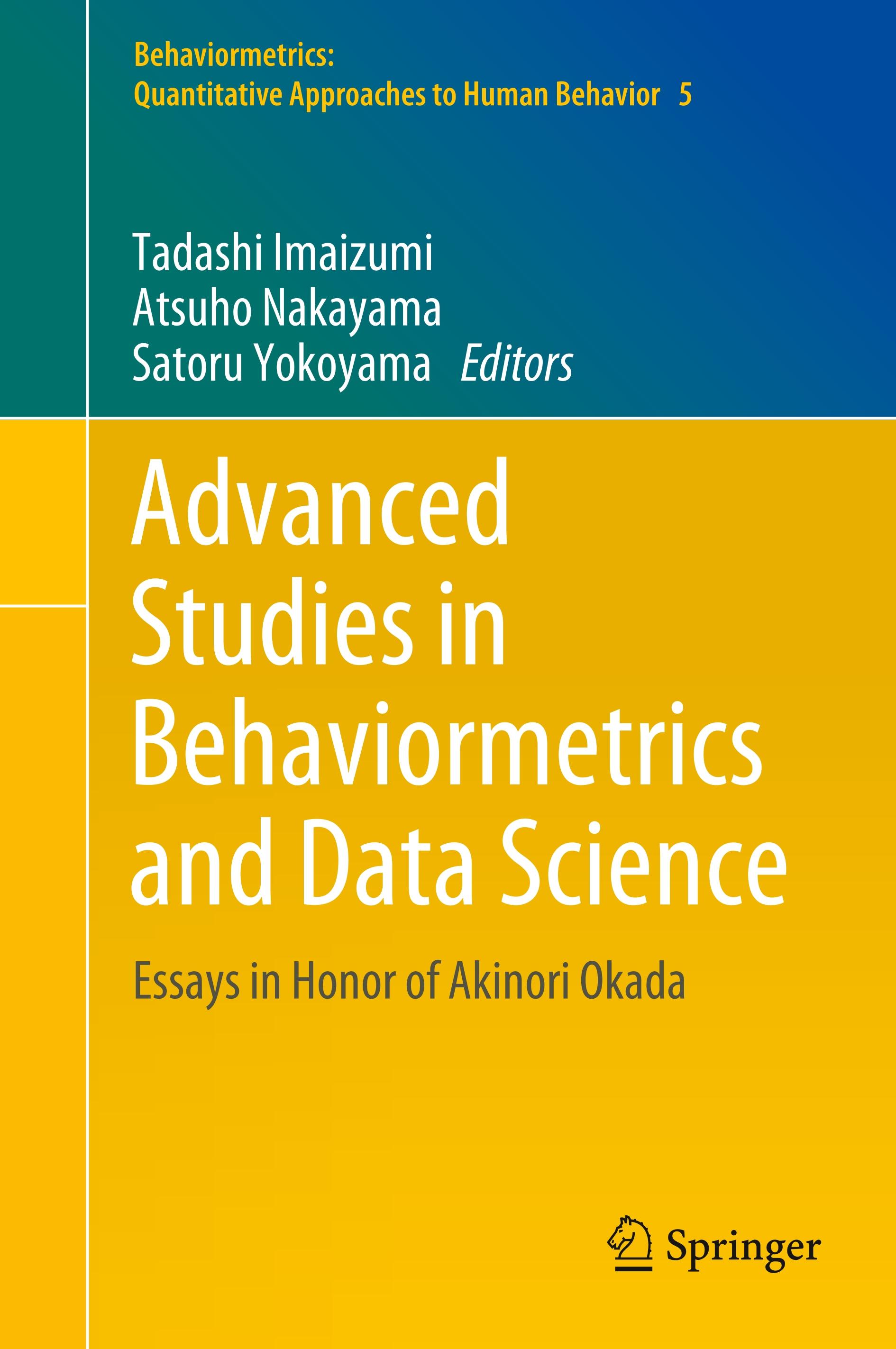 Advanced Studies in Behaviormetrics and Data Science