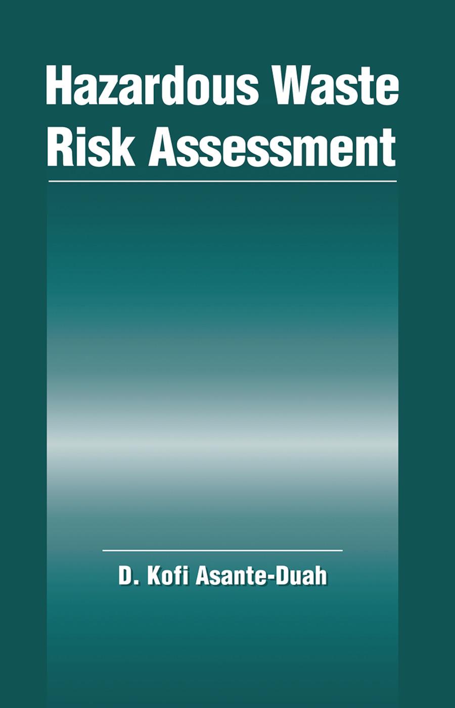 Hazardous Waste Risk Assessment