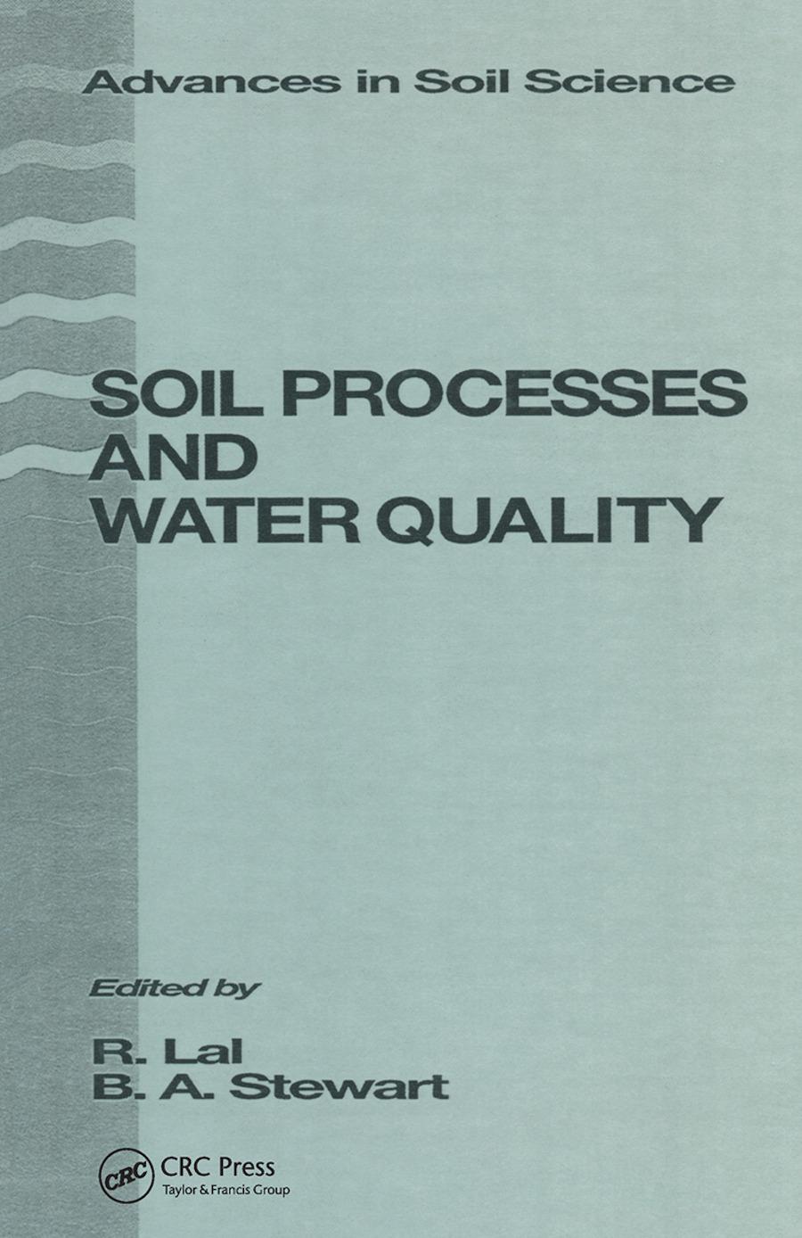 Soil Processes and Water Quality