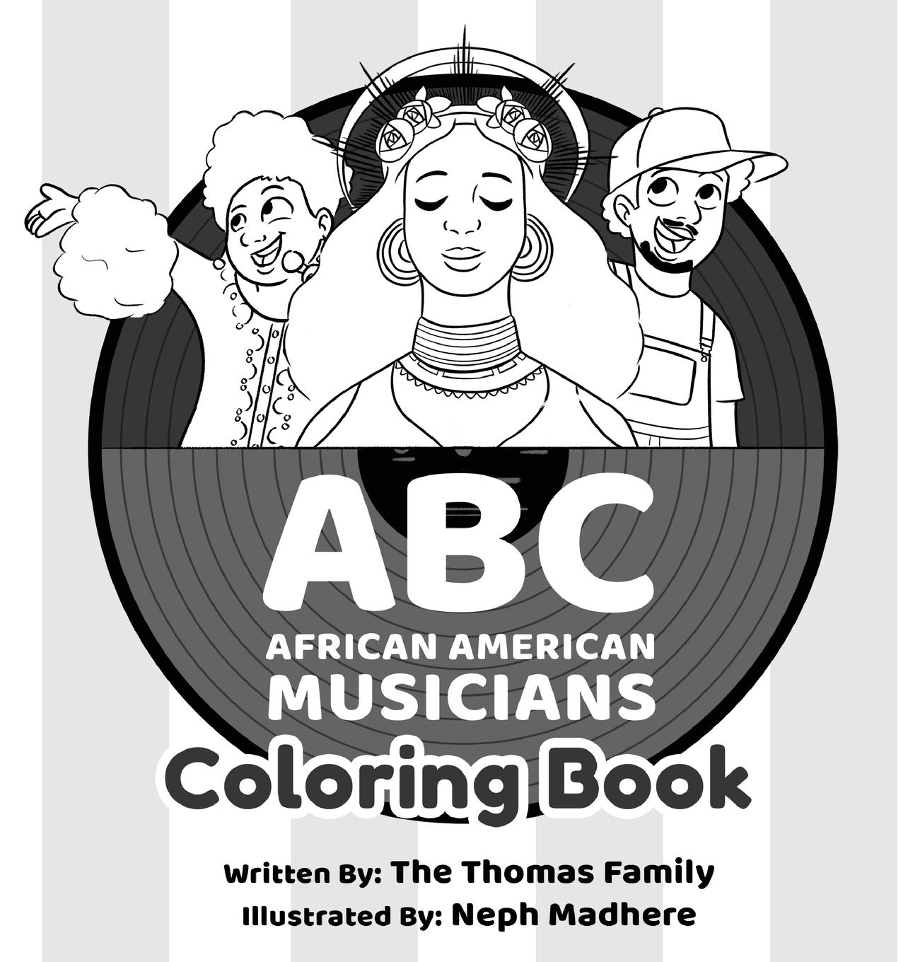 ABC - African American Musicians Coloring Book