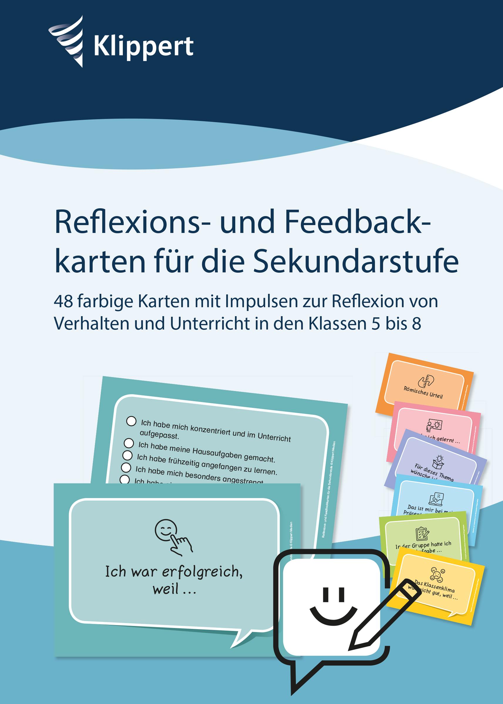 Reflexions- und Feedbackkarten Sekundarstufe