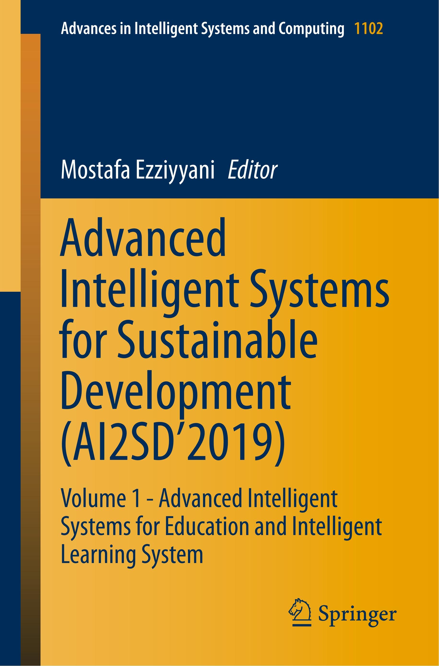 Advanced Intelligent Systems for Sustainable Development (AI2SD'2019)