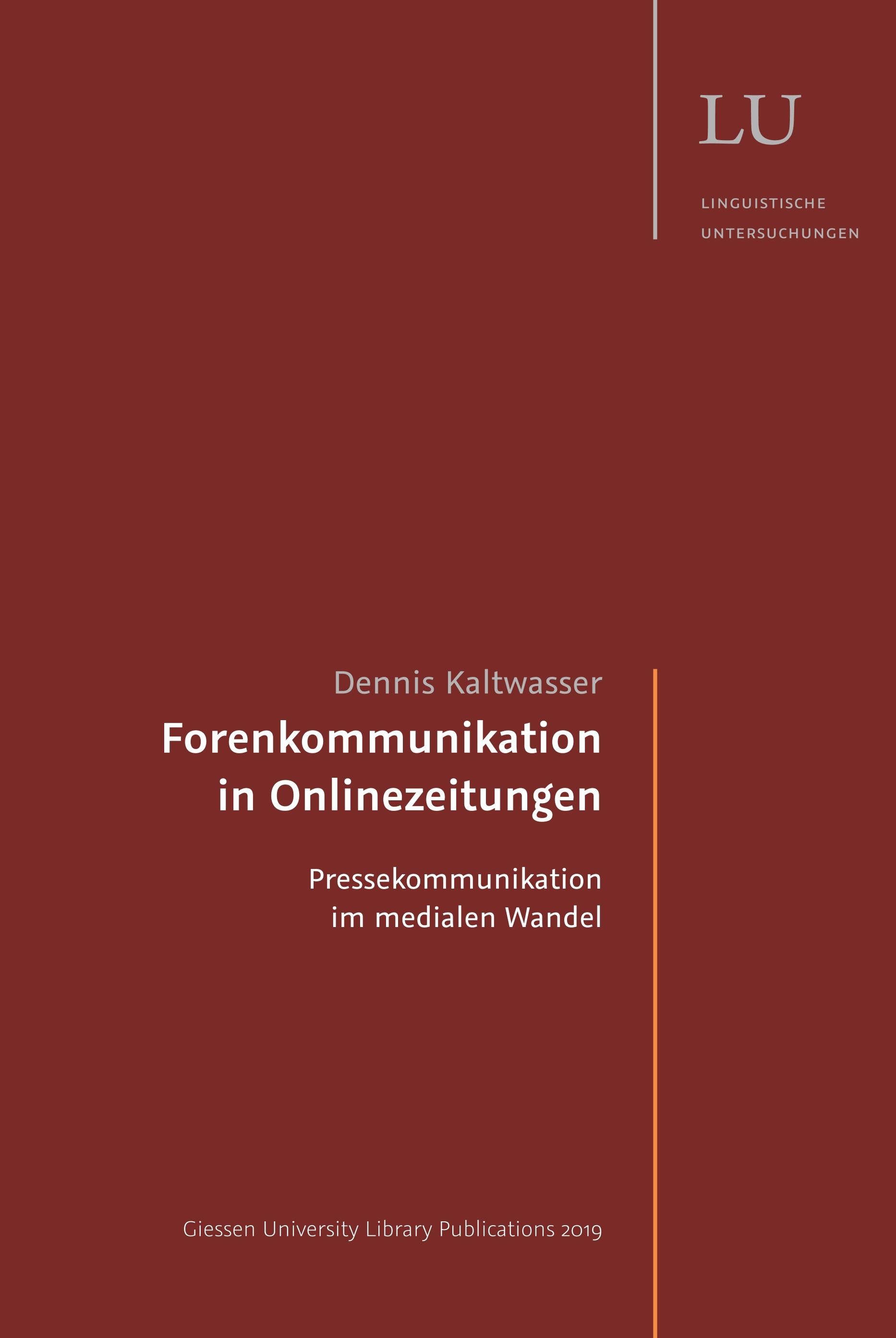 Forenkommunikation in Onlinezeitungen