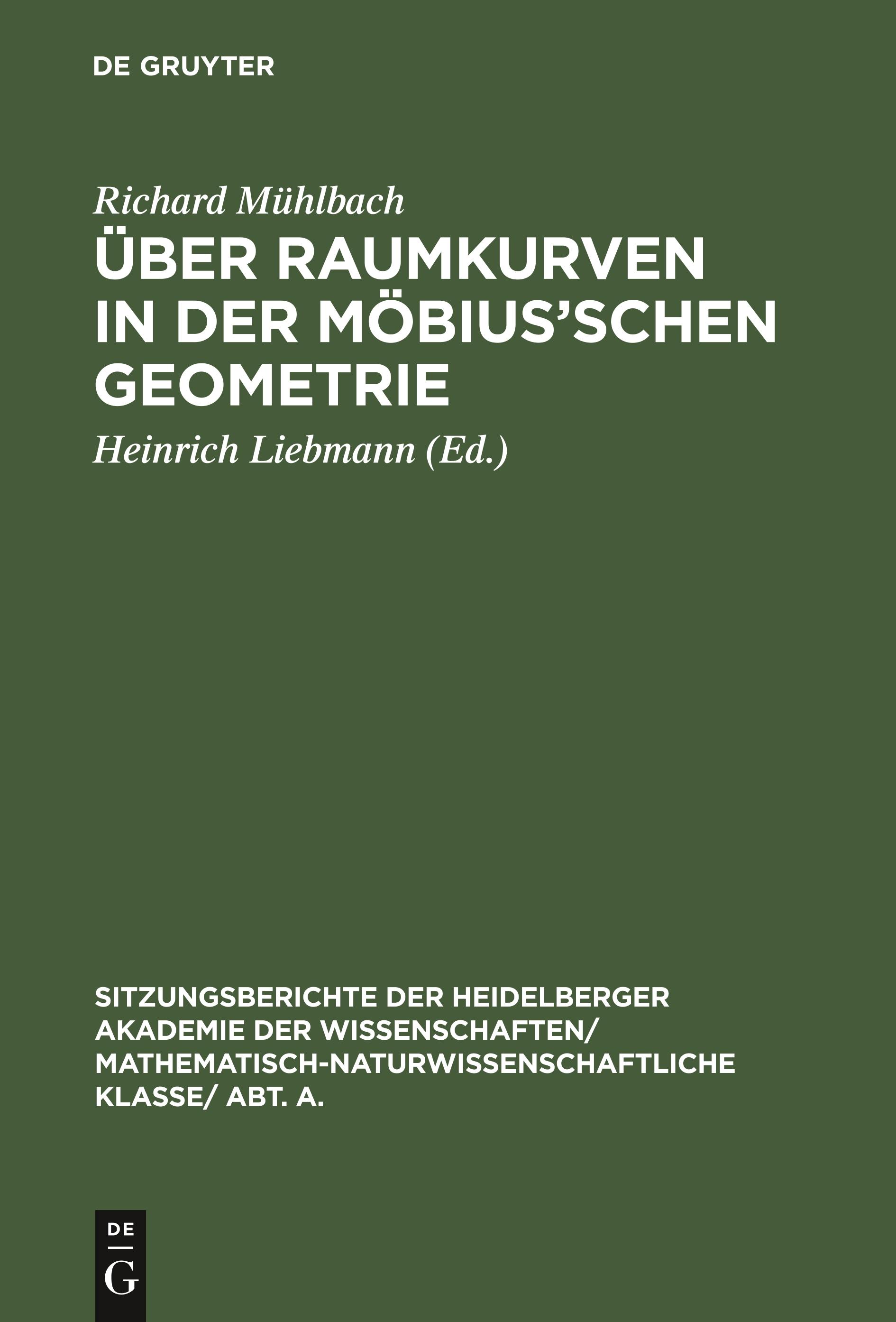 Über Raumkurven in der Möbius¿schen Geometrie