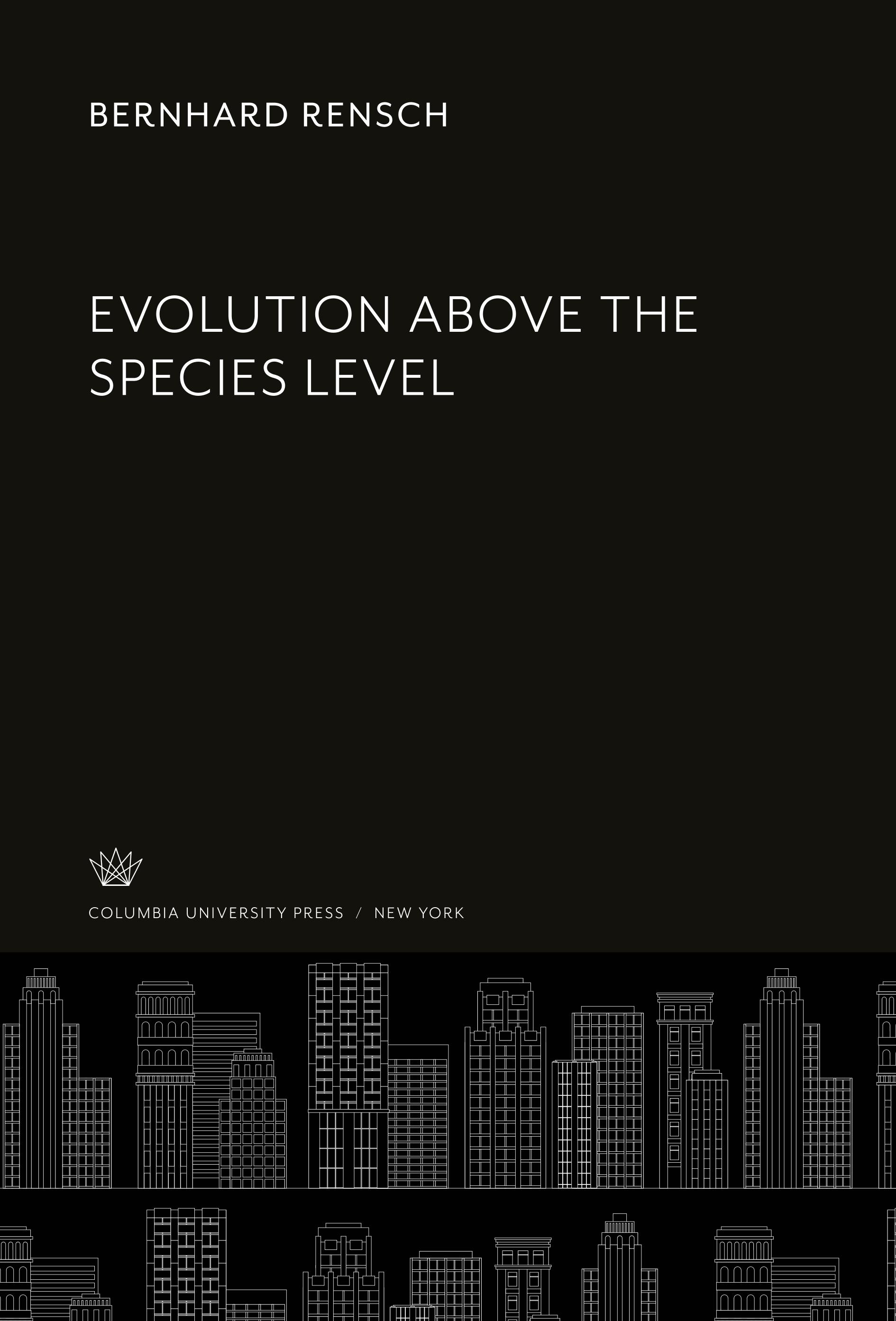 Evolution Above the Species Level