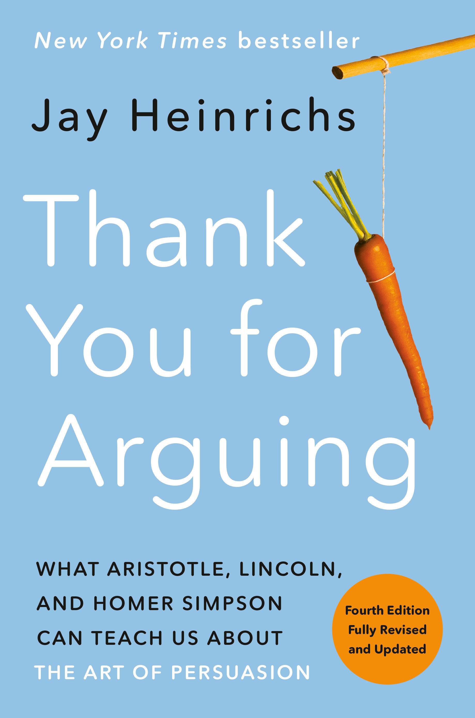 Thank You for Arguing