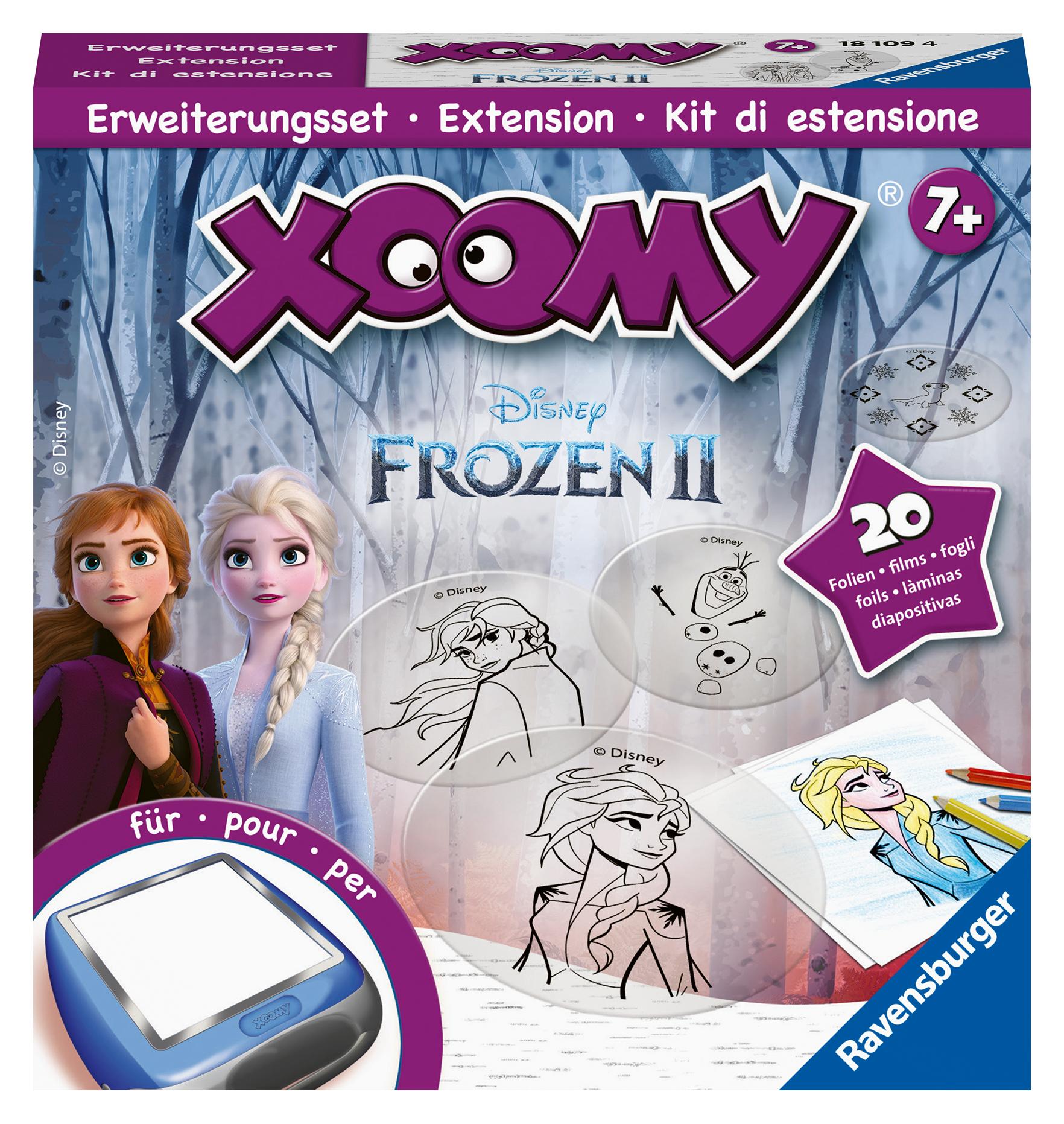 Ravensburger Xoomy Erweiterungsset Frozen 2 18109 - Die Figuren aus die Eiskönigin 2 zeichnen lernen. Kreatives Zeichnen für Kinder ab 7 Jahren