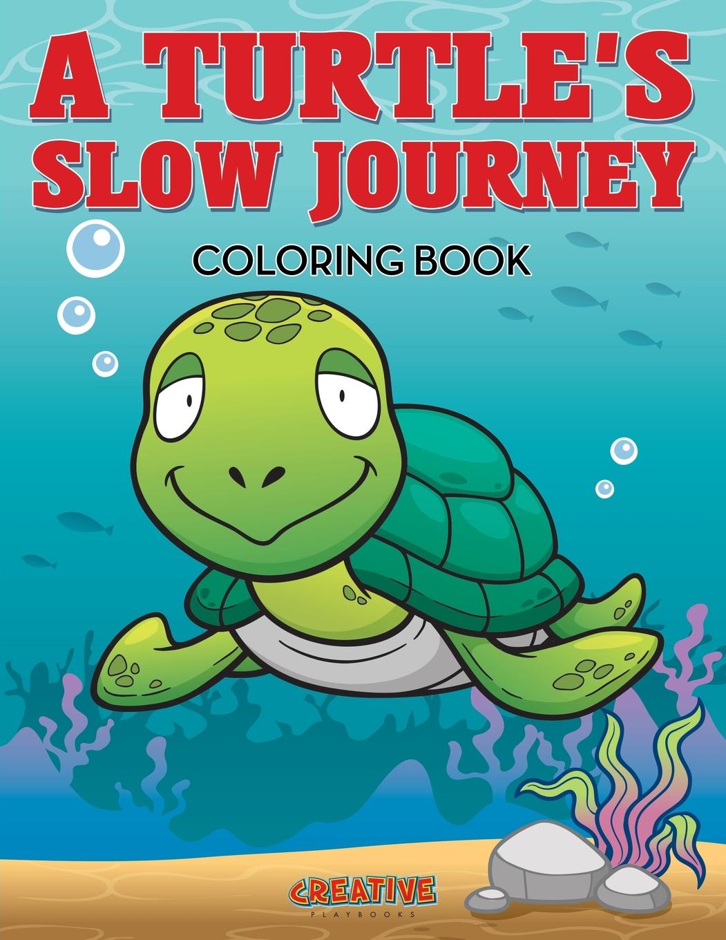 A Turtle's Slow Journey Coloring Book