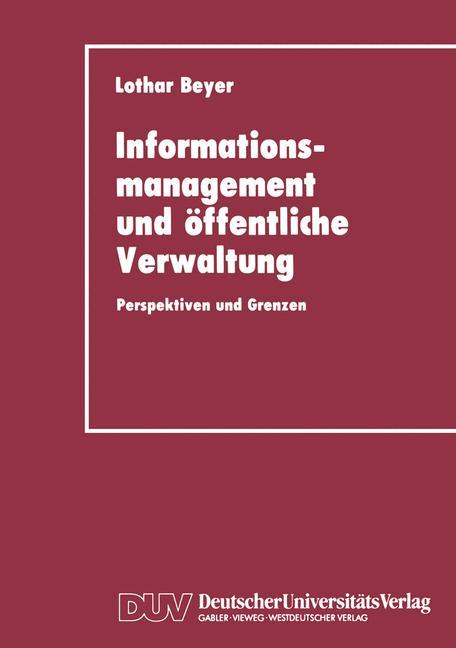 Informationsmanagement und öffentliche Verwaltung