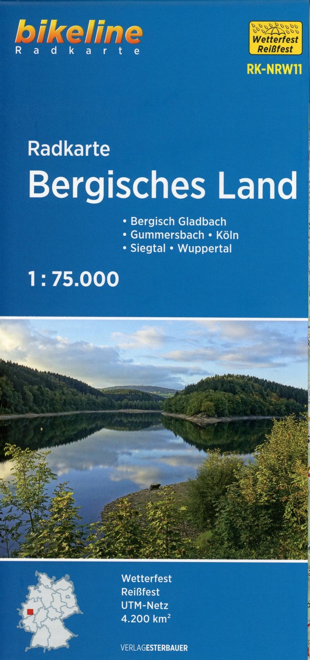 Radkarte Bergisches Land (RK-NRW11)