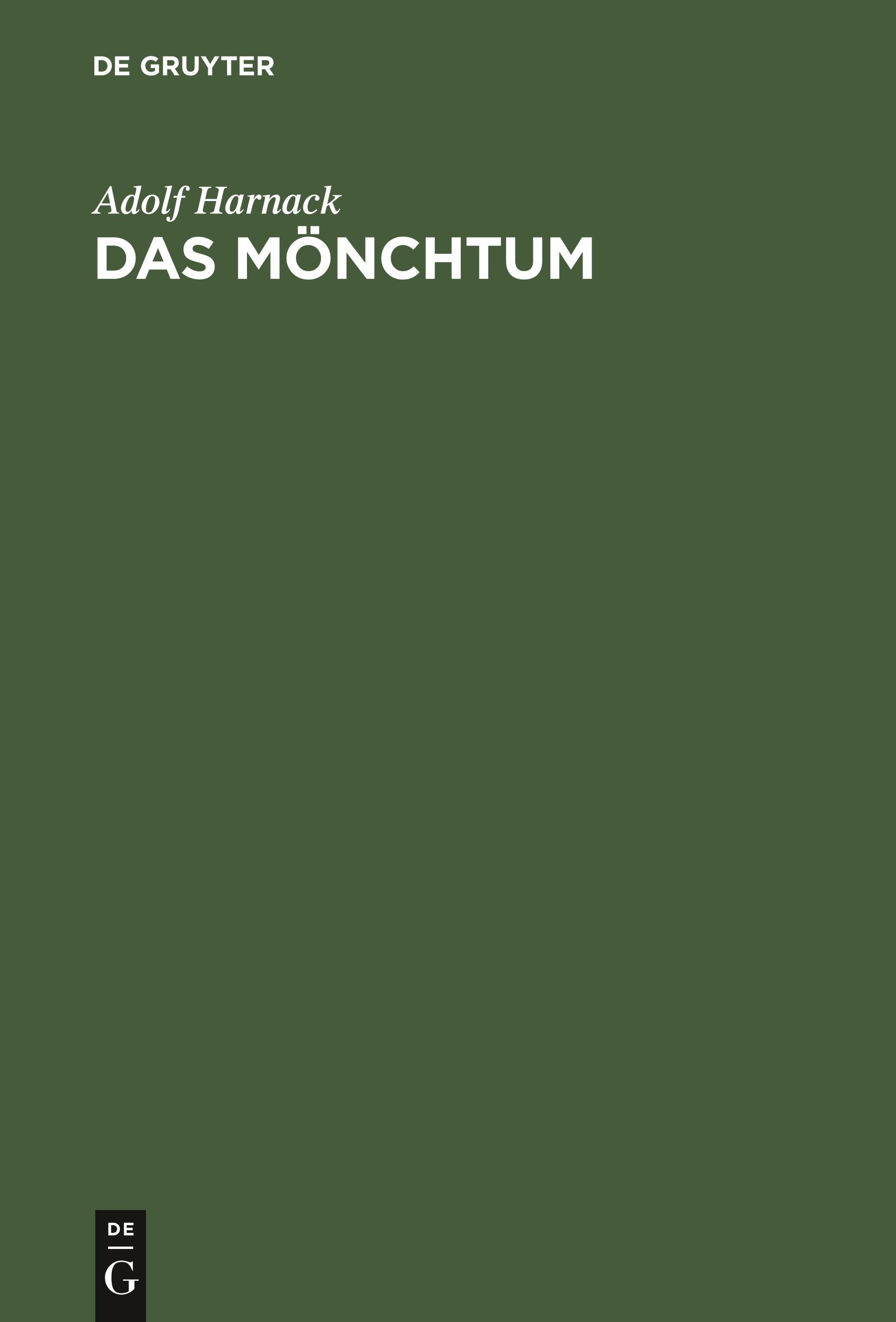 Das Mönchtum