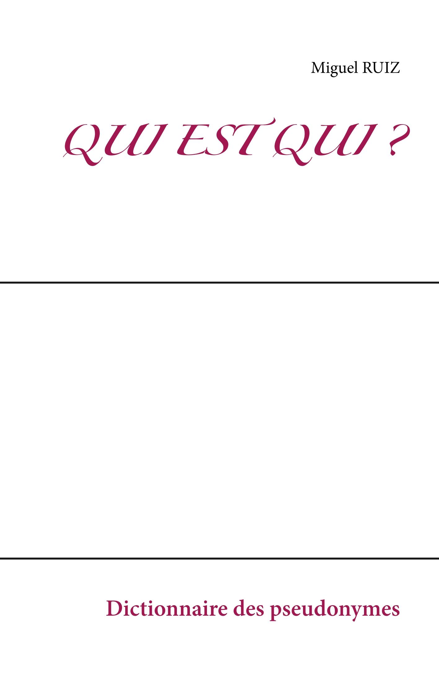 Qui est qui ?