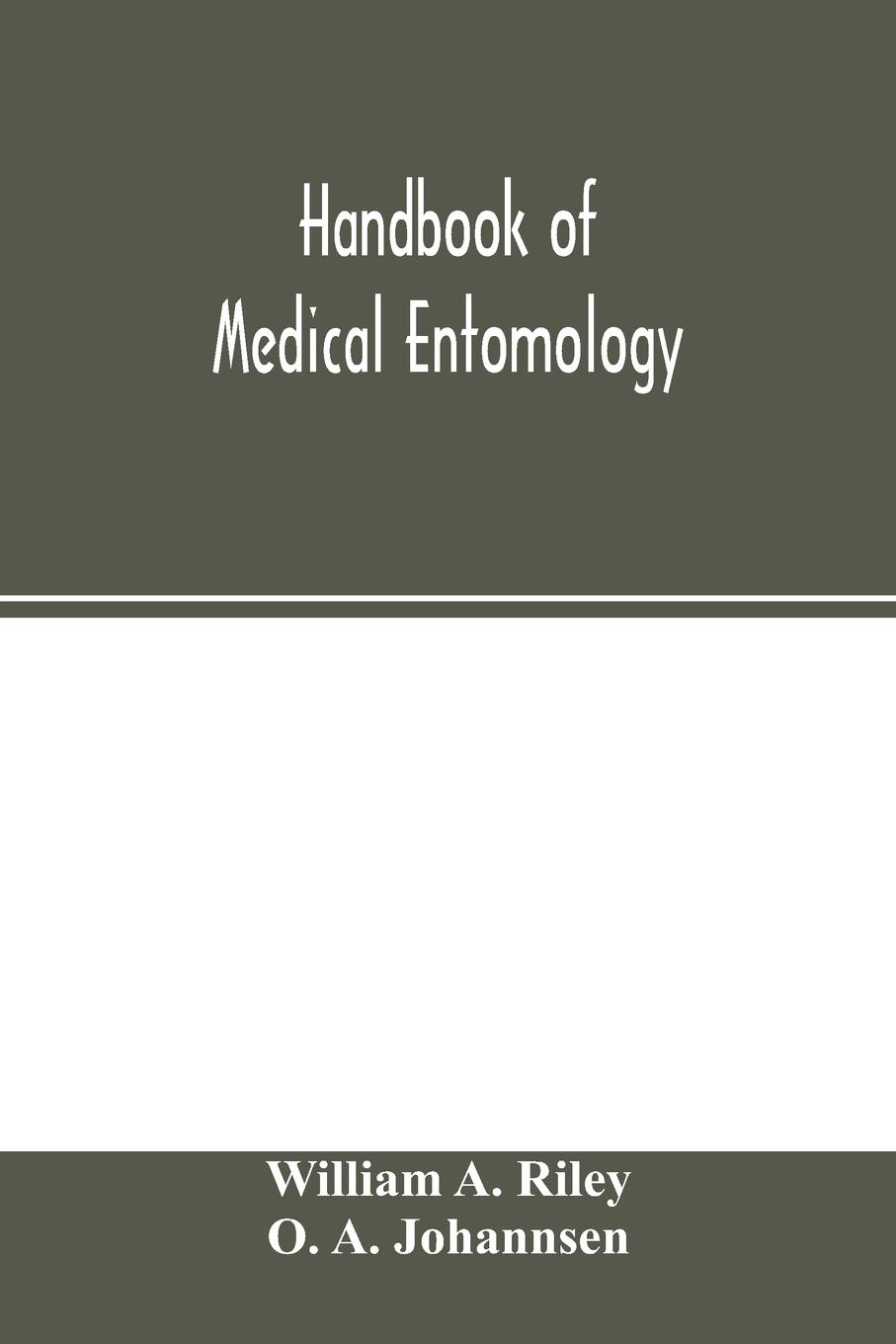 Handbook of medical entomology