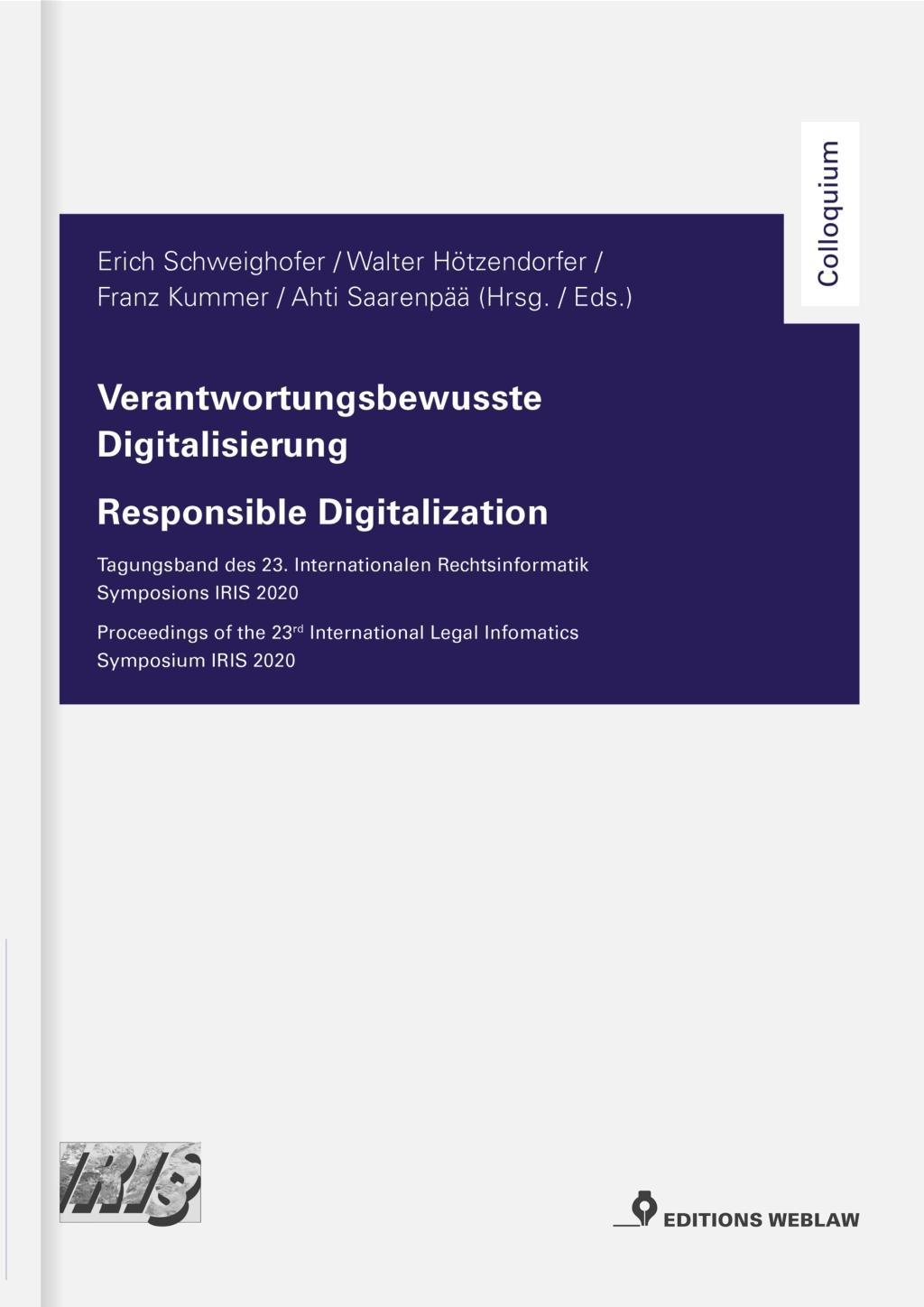 Verantwortungsbewusste Digitalisierung / Responsible Digitalization