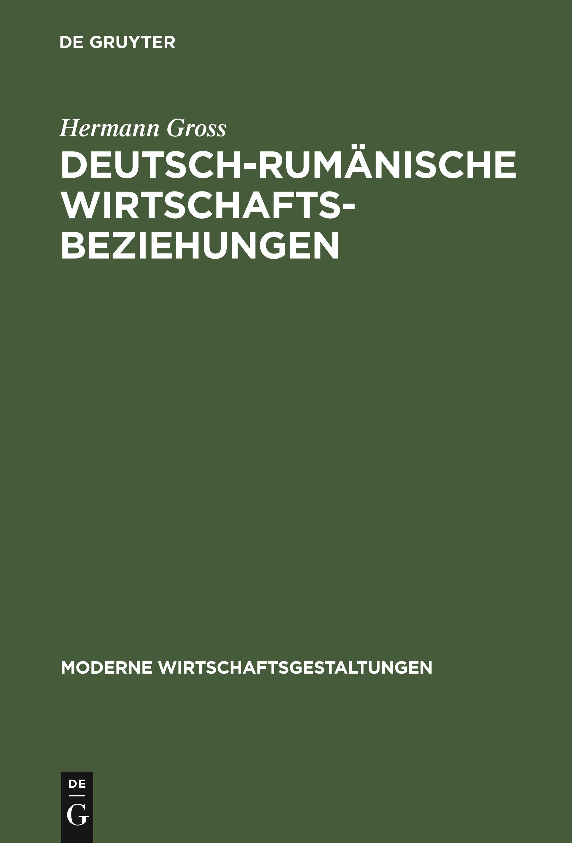 Deutsch-rumänische Wirtschaftsbeziehungen