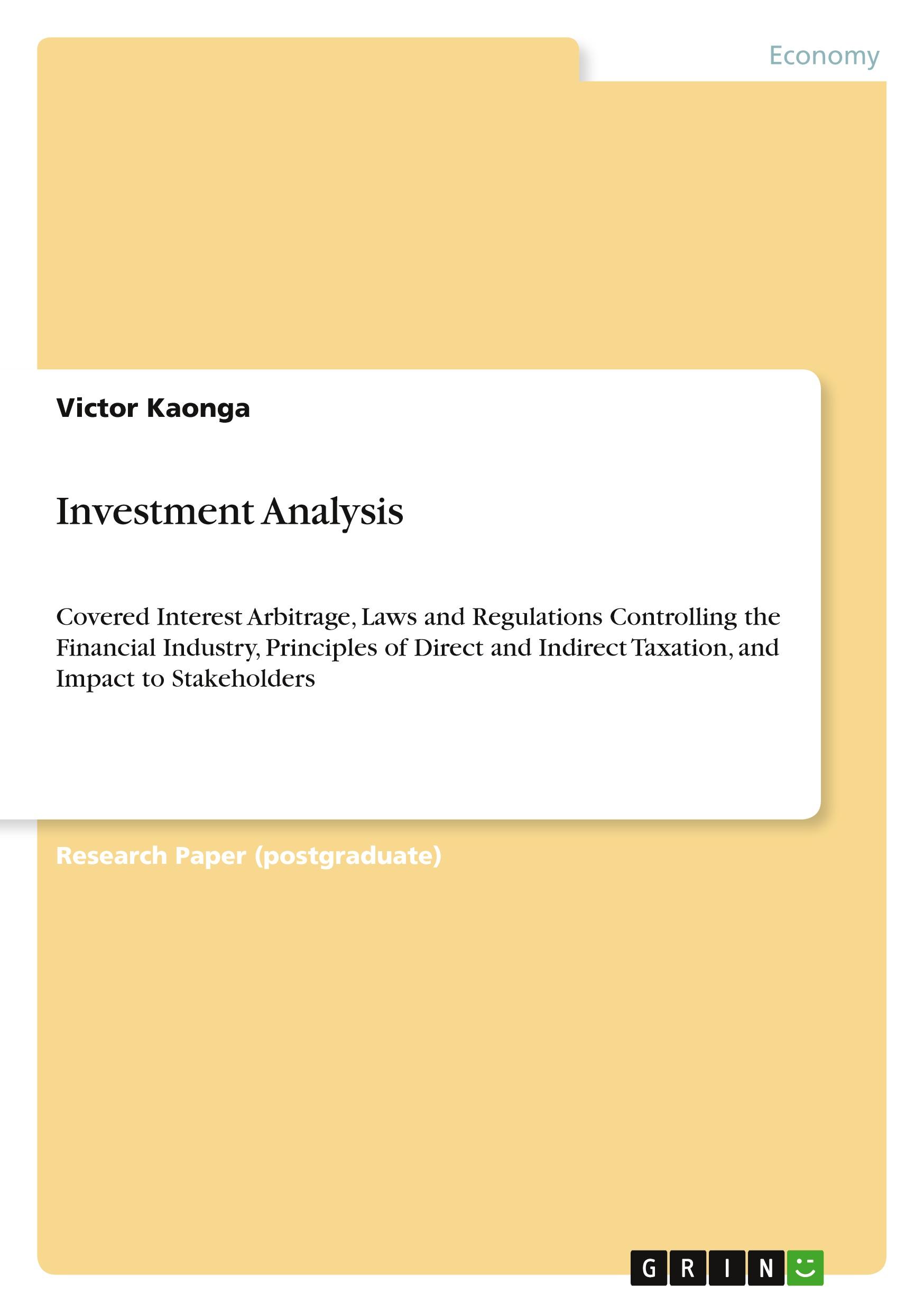 Investment Analysis