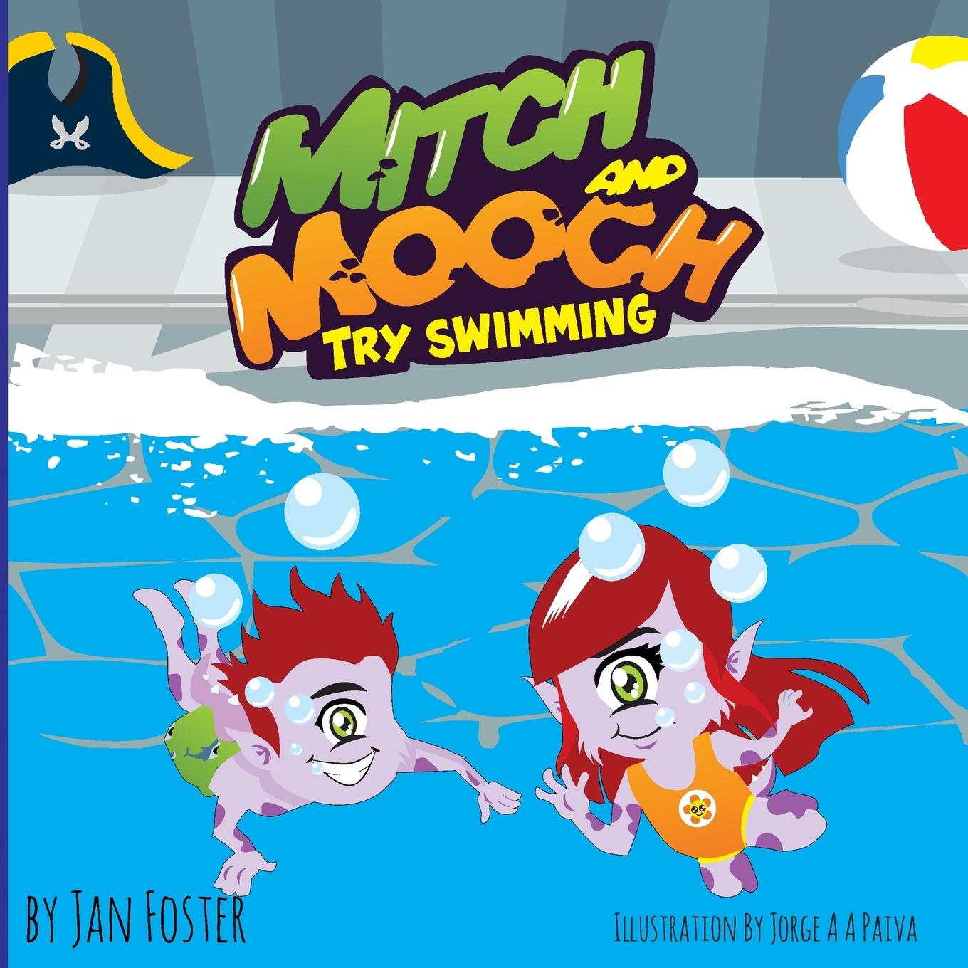 Mitch and Mooch Try Swimming