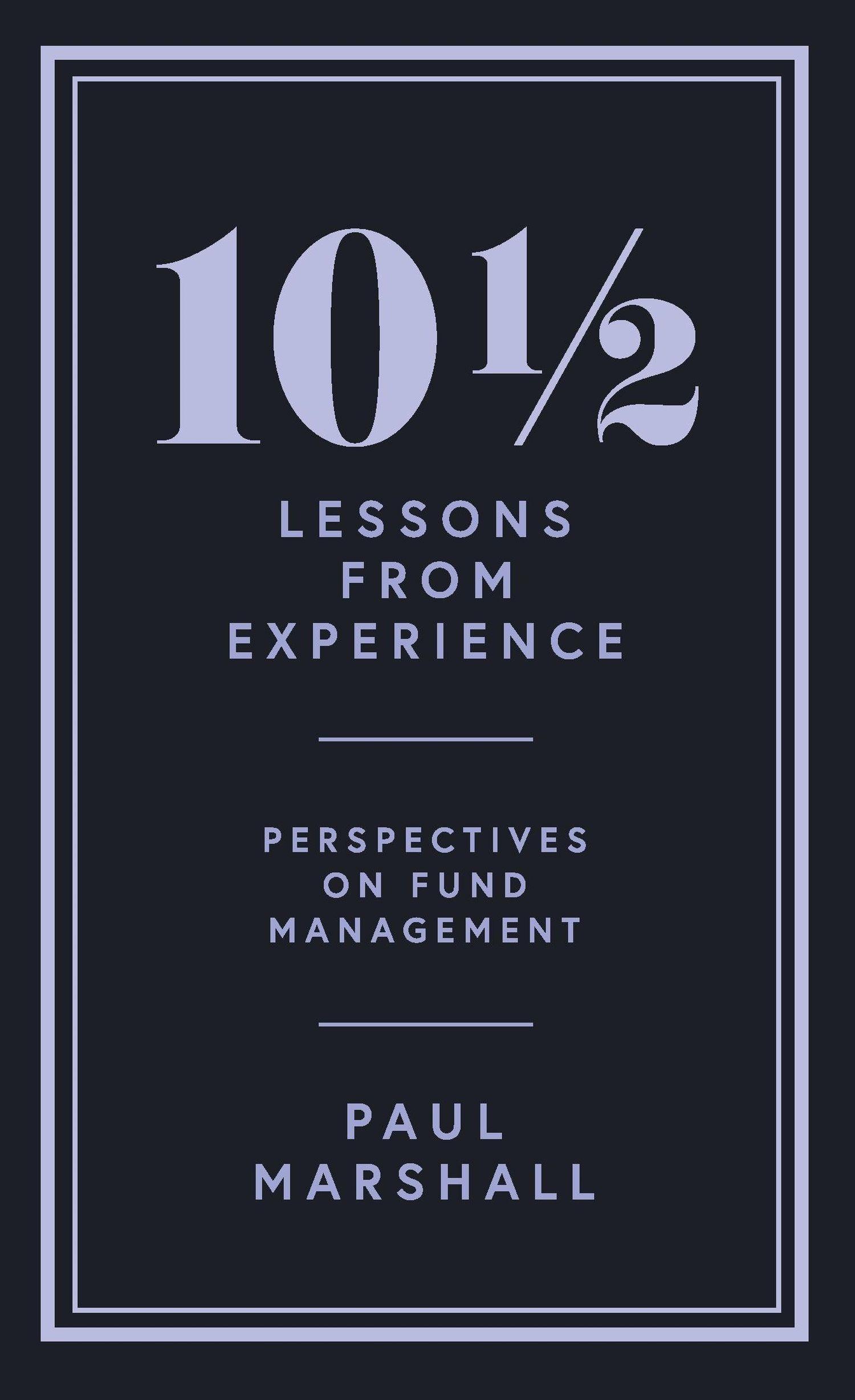 10½ Lessons from Experience