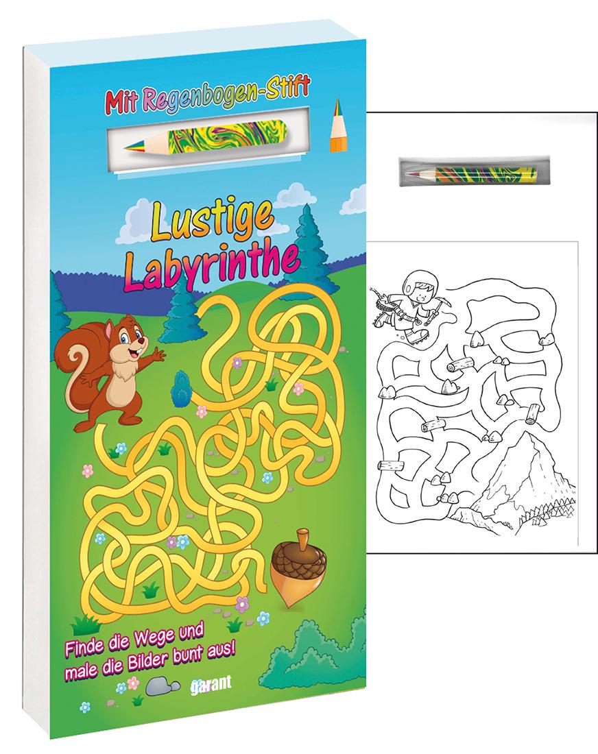 Lustige Labyrinthe mit Stift