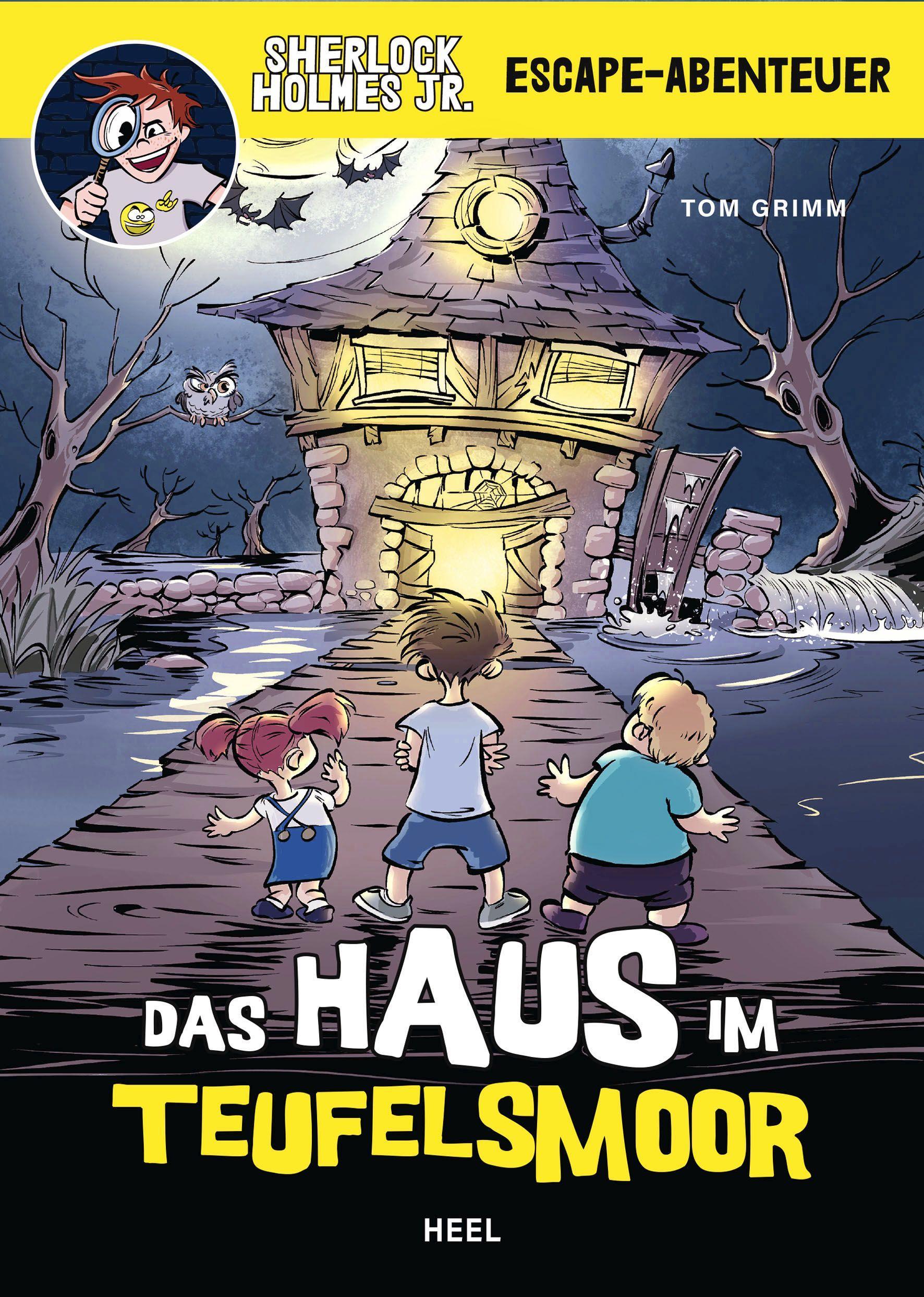 Sherlock Holmes Junior - Escape-Rätsel: Das Haus im Teufelsmoor- Das perfekte Geschenk für alle Escape-Room Rätsel-Fans