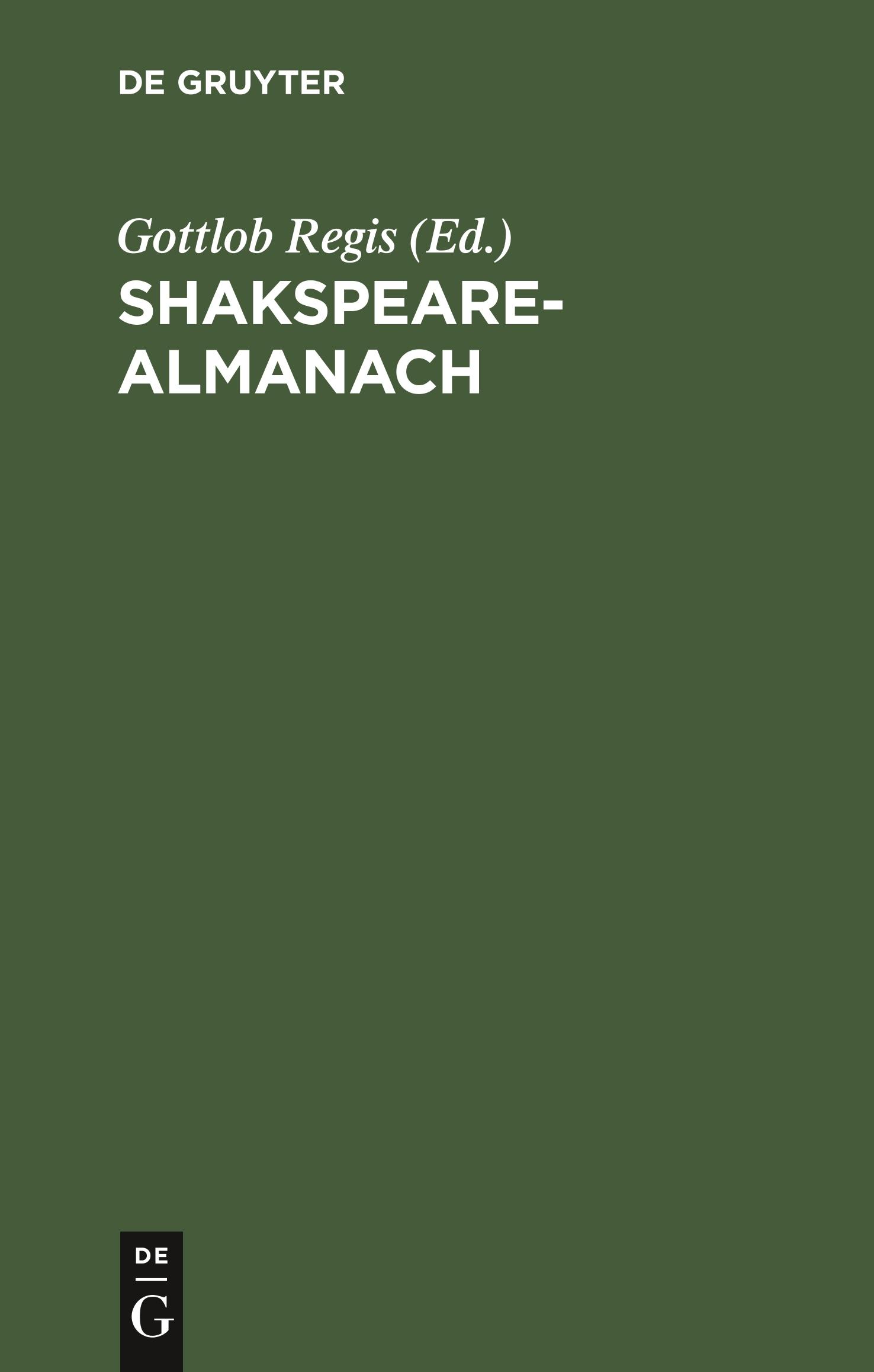 Shakspeare-Almanach