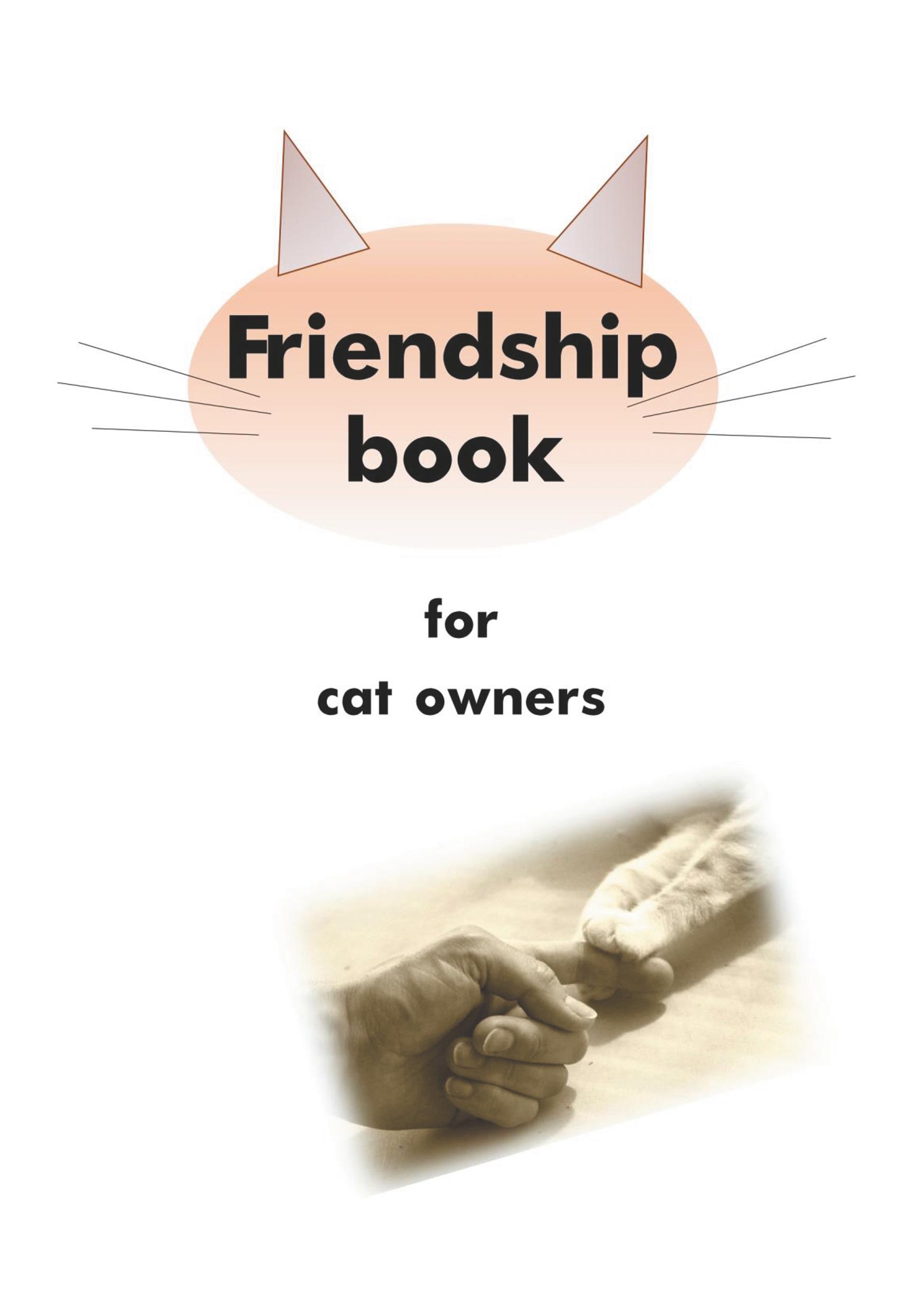 Friendship book for cat owners