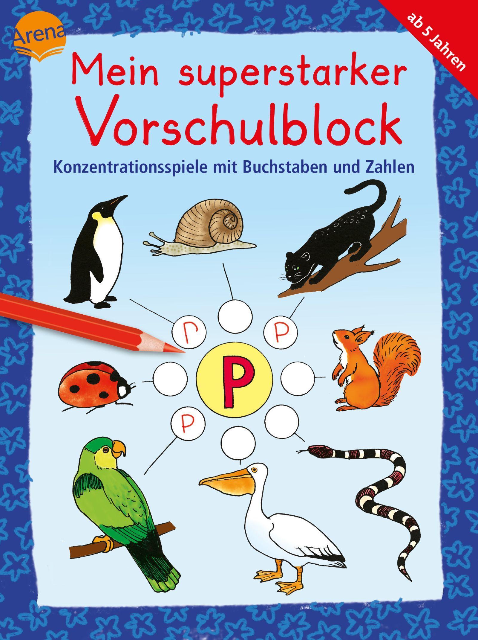 Konzentrationsspiele mit Buchstaben und Zahlen