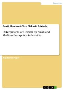 Determinants of Growth for Small and Medium Enterprises in Namibia