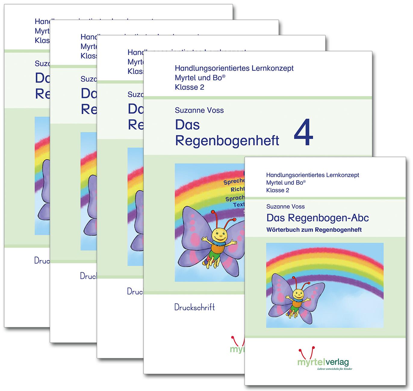 Regenbogenhefte  (Druckschrift). Paket