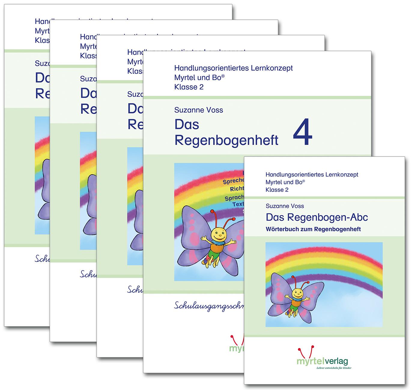 Regenbogenhefte (SAS) Schulausgangsschrift. Paket