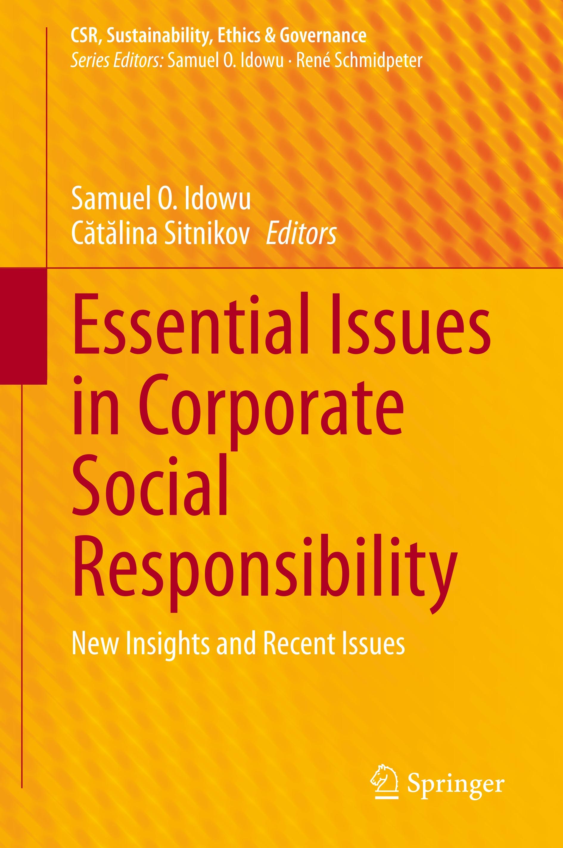 Essential Issues in Corporate Social Responsibility