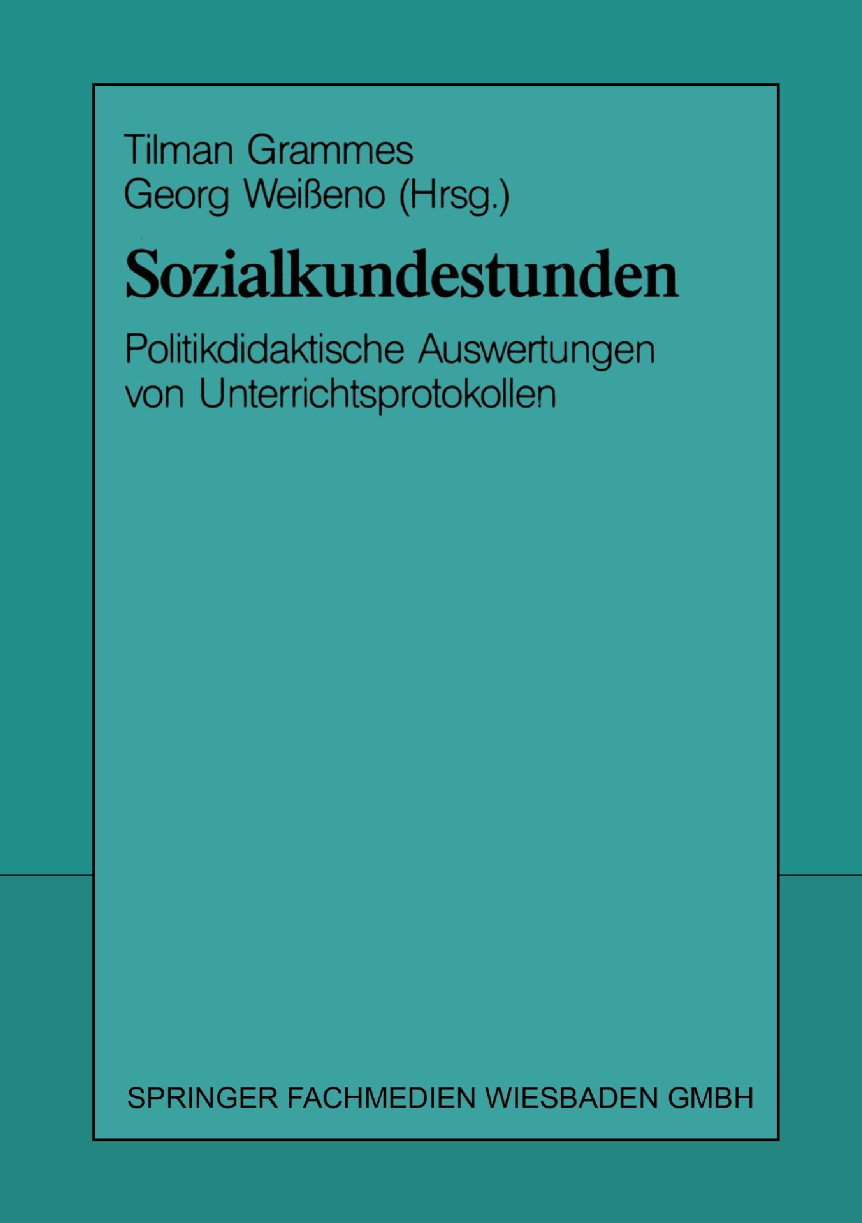 Sozialkundestunden