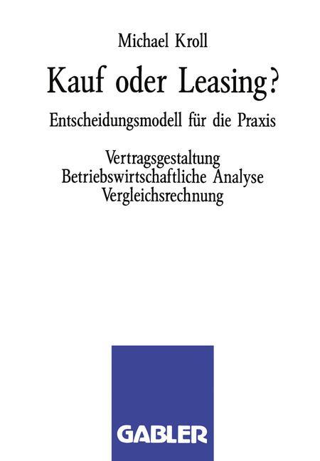 Kauf oder Leasing?